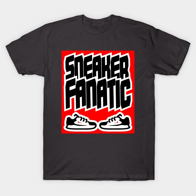 Sneaker Fanatic red sneakers Sport gift shirt. T-Shirt by KAOZ